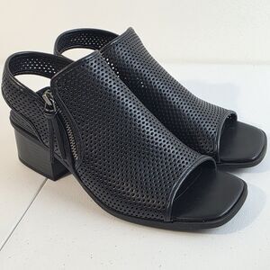 Frye and Co. Womens Oasys Heeled Sandals Black NWT Sz 8.5 M New $75 MSRP